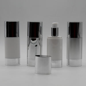 Lotion cosmétique de forme ovale, soins de la peau, bouteilles sans air - Product Image 2