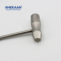 Kit d'instruments chirurgicaux orthopédiques pour discectomie endoscopique, marteau osseux, marteau mastoïde