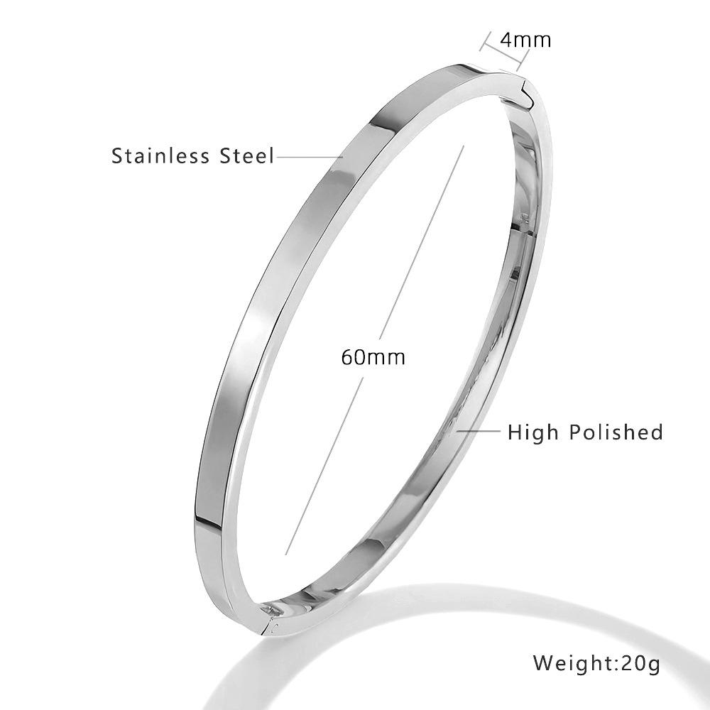 Acier brillant poli fin de 4 mm