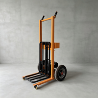 Tragbarer 300kg Elektrischer Sackkarren mit Motorisierter Hebefunktion - Mini-Gabelstapler mit Lithium-Batterie für Express & Supermarkt