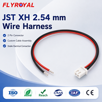 كابل توصيل JST XH 2.54 مم من 2 إلى 8 دبابيس ذكر وأنثى مع سلك أحمر وأسود OEM ODM
