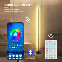 Lampes de sol RGB fabriquées au Vietnam, télécommandées, lampes de sol LED modernes, éclairage d'ambiance d'angle, lampes de sol LED pour piste de danse