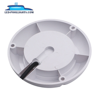 IP68 haute lumen rvb LED piscine lumière 12V entrée étanche couleur unique avec couverture de PC utiliser des bateaux étangs de natation sous-marins marins