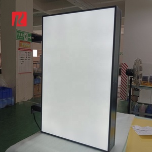 Đôi bên Trắng Acrylic Hộp đèn trống 3D bảng quảng cáo kinh doanh ngoài trời chiếu sáng biển báo dẫn ánh sáng dấu hiệu hộp - Product Image 2