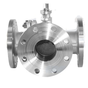 Válvula de Bola Flotante de Tres Vías con Brida de Acero Inoxidable 304, Modelos Q44F/L Q45F/T, Reversora/Diversificadora, Tamaño de Puerto DN200, Resistente a Ácidos y Bases - Product Image 3