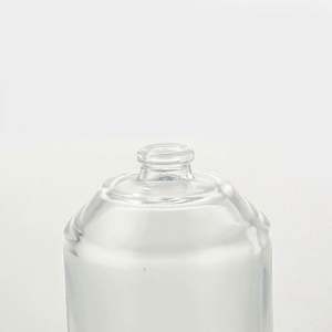 Nuevo Envase de Perfume Transparente, Botella de Vidrio Redonda Portátil de 30ml 50ml 100ml, Atomizador Recargable con Serigrafía - Product Image 6