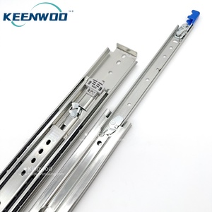 500磅（220公斤）现代重型伸缩滑轨，带锁，超长全延伸抽屉滑轨，适用于厨房和房车 - Product Image 5