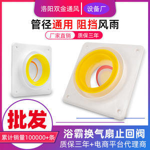 Clapet anti-retour de ventilation pour salle de bain Nine Thousand Miles 160x160x60mm, accessoire mural - Product Image 3