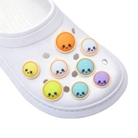 Breloques personnalisées en gros pour chaussures, jouets squishy, décorations en forme de dumpling, breloques en caoutchouc pour sabots, breloques squishy en forme de dumpling pour sabots