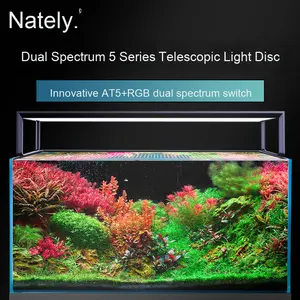 Niteli Professionele Aquarium-App Controle Viskweeklicht Op 5/Rgb Dual Spectrum 5-serie Telescopische Lichtpaneel Waterplant - Product Image 2