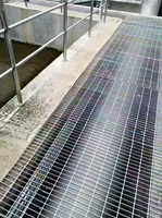 Grille en acier personnalisée de haute qualité, fournie par l'usine, couvercle de tranchée robuste pour drainage extérieur, idéal pour projets municipaux