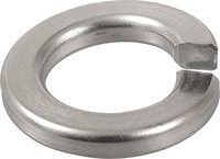 Rondelle à ressort en acier inoxydable, prix d'usine M6 M8 M10 M12 ss304 ss316 316L Din127 ressort métrique hélicoïdal fendu anneau de verrouillage rondelle à ressort