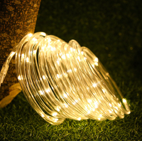 Guirlandes lumineuses solaires LED IP65 étanches pour extérieur, jardin, arbres, avec fil de cuivre, 16 pieds, décoratives pour Pâques, avec minuterie