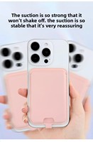 Tempat Kartu Magnetik Kulit PU Mewah Dengan Tali Lepas Pasang untuk iPhone17 16 15 14 13 Seri Logo Personal Pro Set Baru