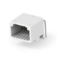 Connecteur femelle TE série TH025, pas de 2,2 mm, 12 positions, référence 1318772-2, en PBT blanc pour carte PCB, 7,5 A 7,5 V, pour boîtier de tableau de bord automobile