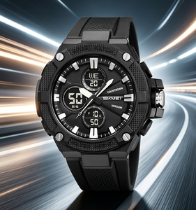 Orologio Sportivo da Uomo SKMEI 2604, Cronografo con Allarme, Orologio Digitale con Doppio Fuso Orario, Cinturino in TPU, Quadrante in Resina - Product Image 1