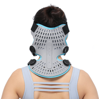 Attelle de Soutien Cervical Orthopédique Réglable YR-108-1 pour Rééducation de la Colonne Vertébrale, Traction Cervicale Médicale, en Aluminium et Mousse, Plusieurs Tailles