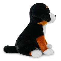 Peluche réaliste Berger Berner, chiot en peluche doux, styles assis et couché, cadeau pour enfants, OEM personnalisé
