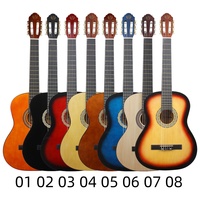 Beginner Friendly Guitar 38 Inch Classical Guitar String Instrument for Sale