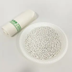 Polímeros reciclables película agrícola masterbatch 100% Pla material Pla resina gránulos para película soplada