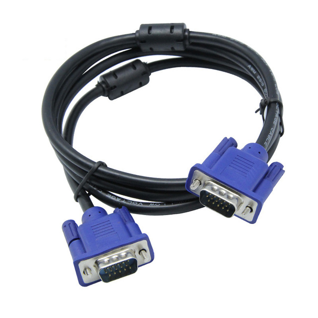 Factory OEM VGA3+2 HD Data Cable 1.5m Suitable for TV Computer Display All VGA Port Devices