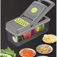 15 In 1 Groentehakselsnijmachine Shredder Aardappelui Chopper Handmatige Multifunctionele Groente-En Fruitsnijder