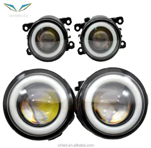 1 Pair Car Front Fog Light with Angel Eye DRL LED Fog Lamp 12V For Suzuki Swift MZ EZ Hatchback 2005-2015 made in China