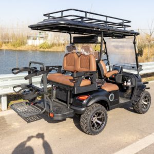 Carrito de <span class=keywords><strong>Golf</strong></span> Eléctrico Maytop de 14 Pulgadas con Neumáticos Todoterreno, Homologado para Calle, <span class=keywords><strong>Precio</strong></span> Económico, 60v, 4 Plazas - Product Image 4