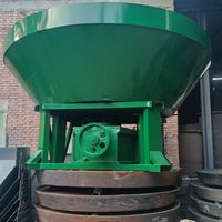 Moulin à broyage humide robuste à alimentation directe d'usine, moulin à or avec moteur AC, boîte de vitesses et roulement pour l'extraction d'or dans l'industrie minière 0,8 t/h