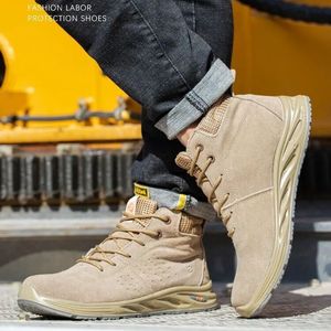 High-top Safety Shoes 6KV Insulating Composite Toe Anti-smashing Anti-puncture Breathable Lightweight Men Construction Industry - Product Image 1