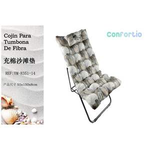 TUMBONA 55*146CM-14 Coussin de plage et oreiller rembourrés en coton - Product Image 1