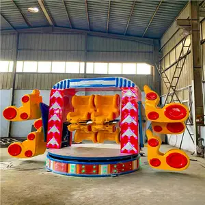 Fabricant direct de la Chine Installations de parc d'attractions Kids Fun Clown Rides Aire de jeux extérieure Happy Circus Ride