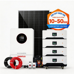 Kit Completo de Sistema Solar Fuera de la Red para el Hogar de 10kW-40kW con Controlador MPPT, Batería de Iones de Litio, Onda Sinusoidal Pura - Product Image 2