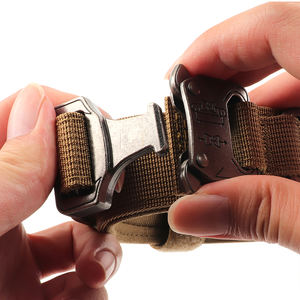 Outdoor Heavy Duty <b>Dog</b> <b>Collar</b> with Metal Buckle, 1000D Nylon Pet Training Adjustable Tactical <b>Dog</b> Pet <b>Collars</b> - Product Image 4