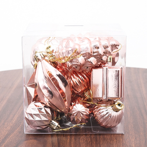 Vente en gros de boules de Noël de luxe <span class=keywords><strong>Miman</strong></span> SDQ-17, ornements en plastique peints, haute qualité, impression UV, incassables, fabriquées à la machine, OEM - Product Image 4