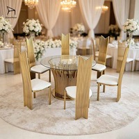Chaises d'hôtel modernes et durables à dossier haut avec structure métallique pour événements commerciaux – Vente en gros