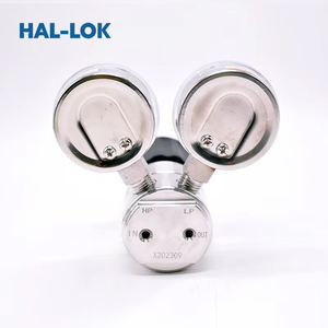 Regulador de cilindro de <span class=keywords><strong>gas</strong></span> de una etapa de alta presión 300psi 25MPa con dos manómetros para equipos de laboratorio - Product Image 3