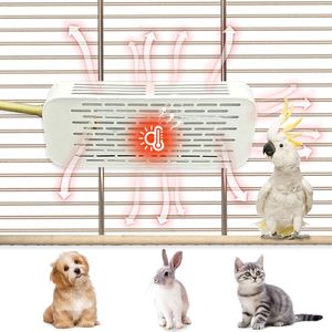 Lampe chauffante pour cage d'animaux, ampoule chauffante pour oiseaux, ampoule à lumière chaude pour petits animaux, lapin, chat, cage de perroquet - Product Image 1