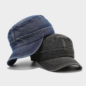 Gorra de Capitán Retro de Mezclilla Lavada, Simple, para Hombre y Mujer, Moda Urbana, Deportes al Aire Libre - Product Image 3