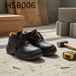 รองเท้าเซฟตี้หุ้มข้อ PVC คุณภาพสูงสำหรับช่างโรงงาน ยี่ห้อ YYR รุ่น HSB006 ป้องกันการเจาะทะลุ พร้อมหัวเหล็กและพื้นกันลื่น เหมาะสำหรับงานผลิตแบตเตอรี่ - Product Image 2