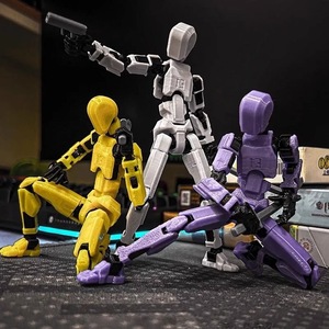 Đa-nối di chuyển <span class=keywords><strong>Robot</strong></span> 3D in mannequin toyslucky 13 Dummy hành động con số đồ chơi Quà Tặng Trò chơi Quà Tặng - Product Image 5