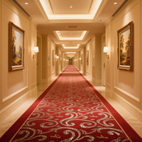 Alfombra Axminster de Lana y Nailon para Decoración de Hoteles y Hogares, Alfombra China de Pared a Pared, Venta al por Mayor