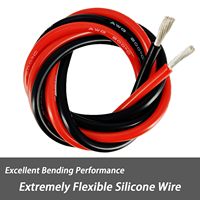 Cable Flexible de Silicona con Cobre Estañado UL3239 de Alta Tensión, 18AWG, 3KV, IP65, -60-200C, para Bujías de Encendido