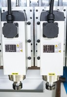 Fresadora CNC para Madera JIYU CH2 con Motor de 6kW, Husillo de Alta Precisión, Máquina Automática para Producción de Puertas Apilables