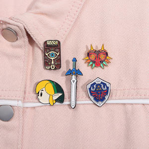 Aksesoris Bros Bentuk Geometris Berlapis Elektroplating dari Paduan Logam untuk Promosi GF, Emblem Masonik dari Paduan Seng yang Dapat Disesuaikan, Pin Kerah - Product Image 1