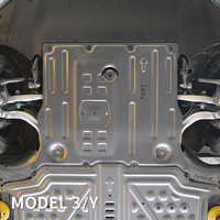 Pelindung Bawah Bodi Mobil dari Aluminium Alloy, Pelindung Motor Baterai untuk Tesla Model 3 Model Y