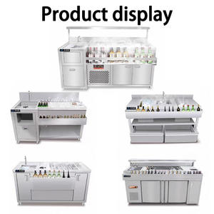 लालसिन वाणिज्यिक स्टेनलेस स्टील बारटेंडर कस्टम कॉकटेल ठंडा बारटेंडर बार वर्कटॉप्स - Product Image 4