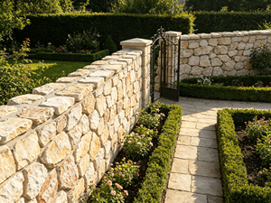 Piedra Natural Suelta de Campo, Color Blanco Amarillento, para Paredes Interiores y Exteriores, Muros de Contención, Jardines y Macizos de Flores - Product Image 5