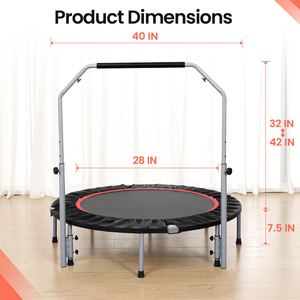 Nhà Máy bán hàng trong nhà Mini Vòng gấp rebounder công viên tập thể dục nhảy <span class=keywords><strong>Trampoline</strong></span> - Product Image 5