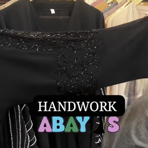 Vêtements musulmans traditionnels islamiques élégants et modestes pour femmes belles Abayas Style formel Dubaï-Accessoire inclus - Product Image 1